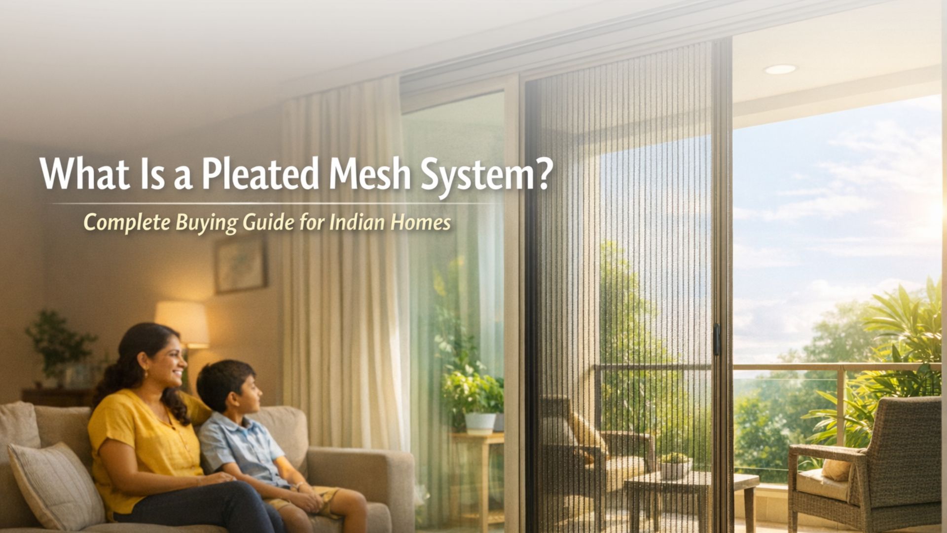 What Is a Pleated Mesh System? Complete Buying Guide for Indian Homes