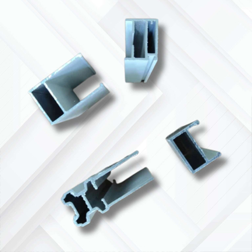 Pleated Mesh Aluminium Section